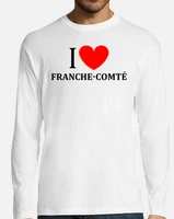 Tee shirt i love franche comt tostadora