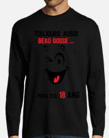 Cadeau Anniversaire Beau Gosse 18 ans Humour Ado Garçon BG Essential  T-Shirt for Sale by Tatus Brinal