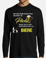 T Shirt Homme ne me dérangez Pas pêche