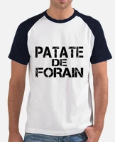 Tee shirt patate forain version noir tostadora