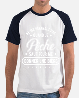 T Shirt Homme ne me dérangez Pas pêche