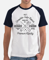 Tee shirt homme automobile vintage garage service