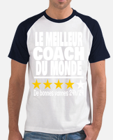 Tee shirt sport meilleur coach du monde