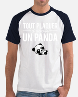 T-Shirt Homme Tout plaquer pour devenir un panda