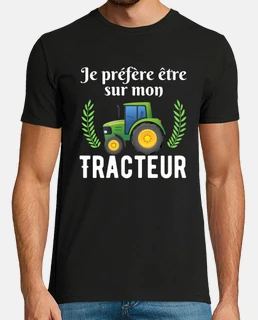 Tee shirt je préfère être sur mon tract