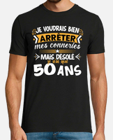 Anniversaire 50 ans, idée cadeau date de naissance' T-shirt Homme