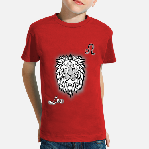 tee shirt signe zodiaque lion enfant astrologie