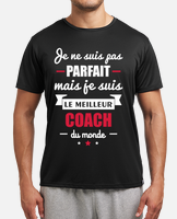 Tee shirt sport meilleur coach du monde