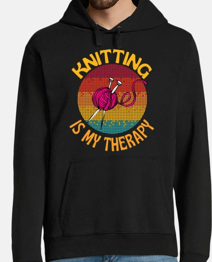 Sudadera tejer es mi terapia