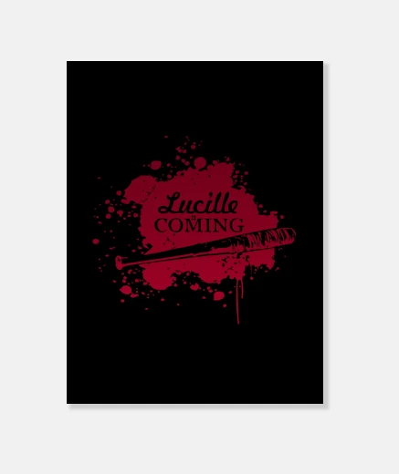 Stampa tela - lucille rosso è in arrivo