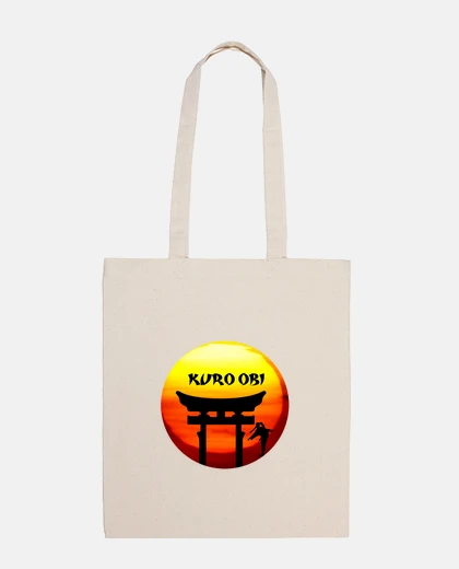 Borsa tela karate kuro obi