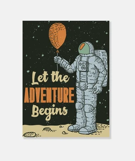 tela divertente umorismo spaziale avventura spazio luna stelle compleanno