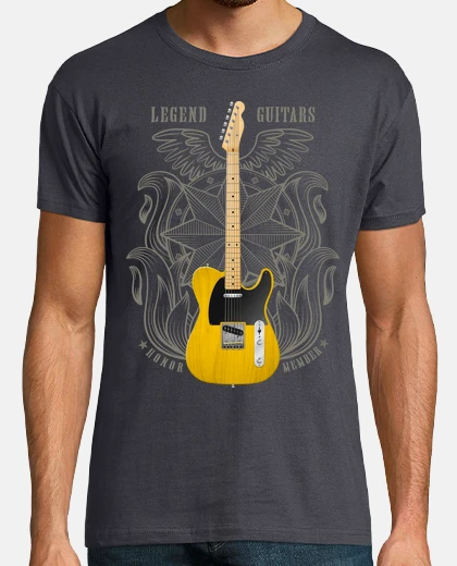T-shirt telecaster parafango per chitarra elettrica