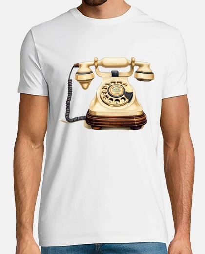 Tee-shirt telephone à cadran collector vintage