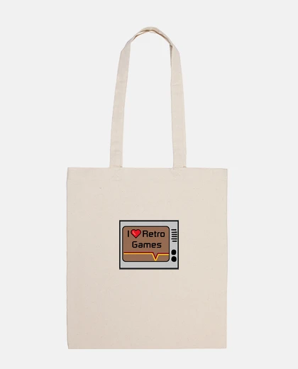 Bolsa televisión I love retrogames