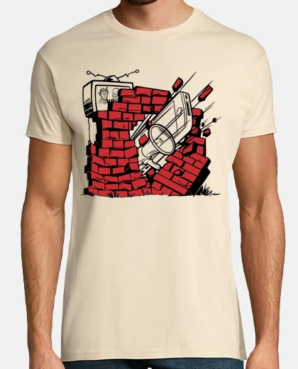 Tee-shirt télévision téléphone non merci