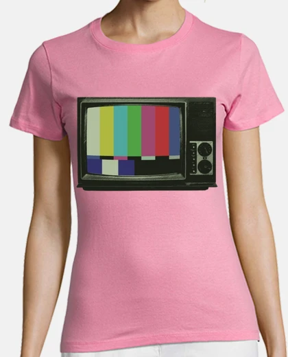 Tee-shirt television vintage retro télé TV mire