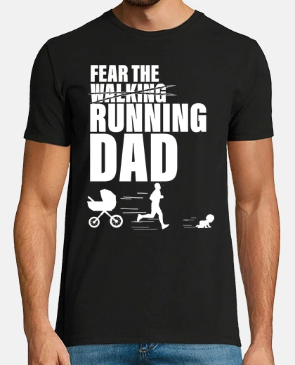 Camiseta teme al papá andante