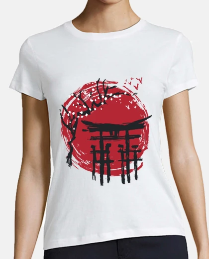 T-shirt tempio giapponese
