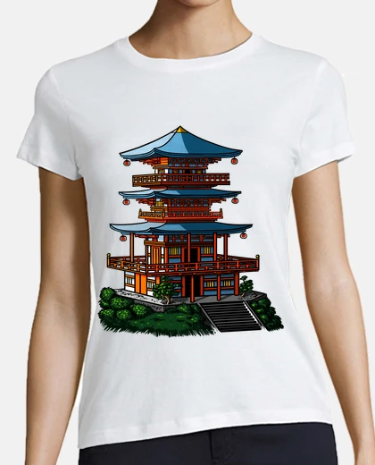 T-shirt tempio giapponese
