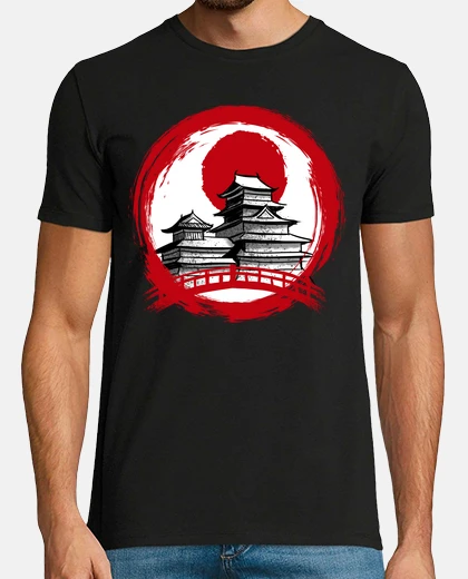 Tee-shirt temple cercle rouge