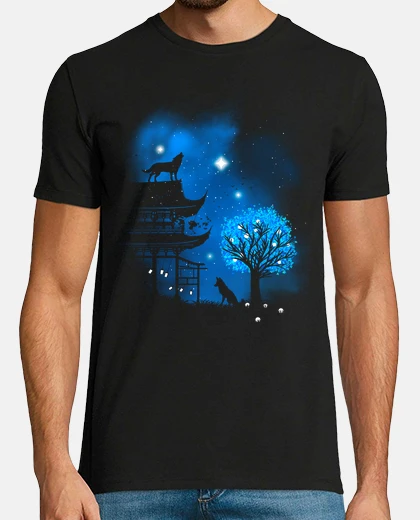 T-shirt temple of wolves