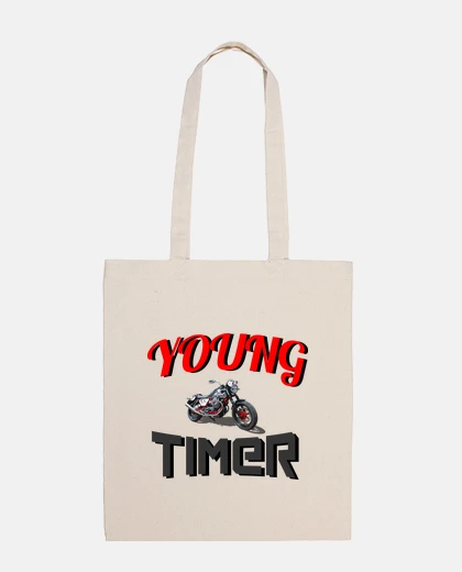 Bolsa temporizador de motocicleta joven