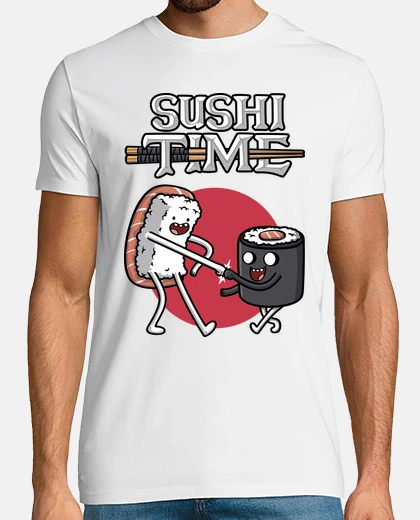 Tee-shirt temps de sushi
