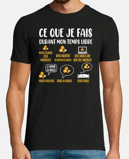 Tee-shirt Temps libre apiculteur t-shirt abeille