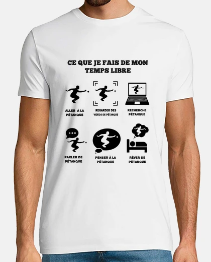 Tee-shirt Temps Libre Pétanque