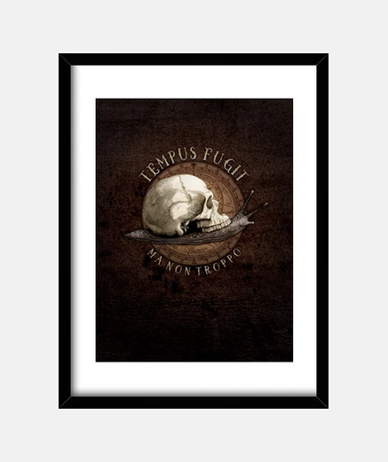 Framed tempus fugit ma non troppo (prints)
