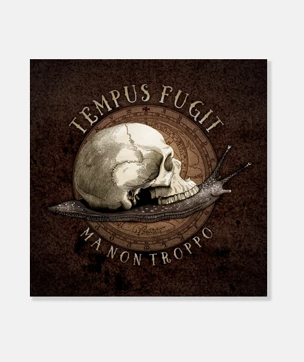 Wall tempus fugit ma non troppo (prints 1-1)