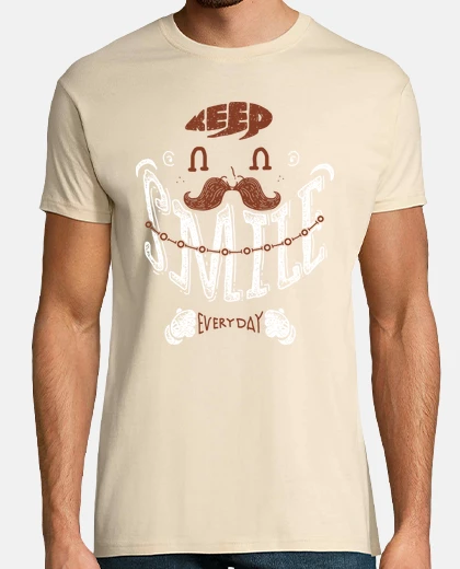 T-shirt tenere il sorriso tutti i giorni