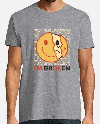 Camiseta tengo el corazón roto, desamor, superando retos,