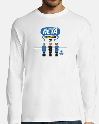 Camiseta Tengo madera del Geta LOGO AZUL