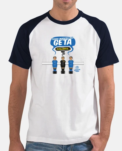 Camiseta Tengo madera del Geta LOGO AZUL