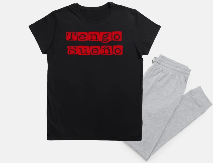 Pijama Tengo sueño rojo
