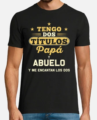 Playeras para papa online y abuelo