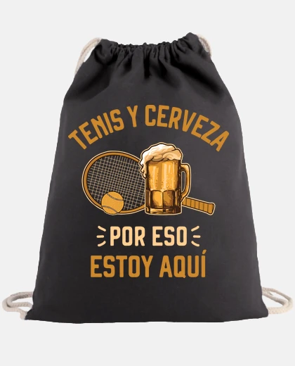 Bag tenis y cerveza tennis para tenista