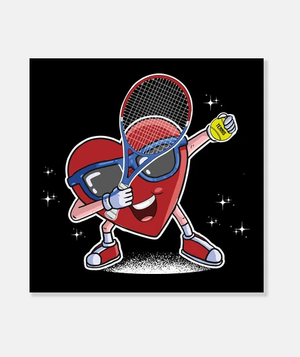 Tableau tennis de coeur tennis de la saint vale