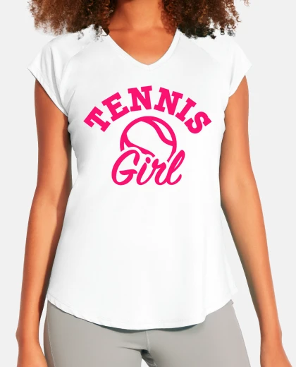 T-shirt Tennis girl