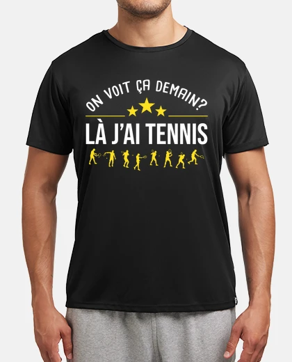 Tee-shirt Tennis, idée cadeau sport de balle