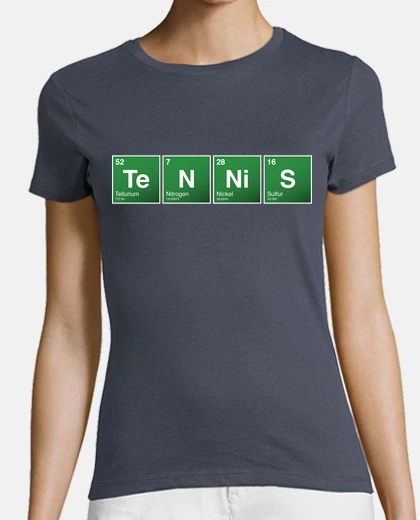 Camiseta Tennis Periodic Table (Woman)