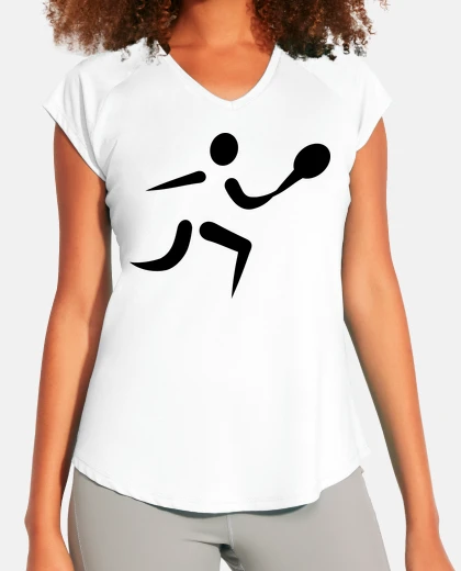 T-shirt Tennis player icon
