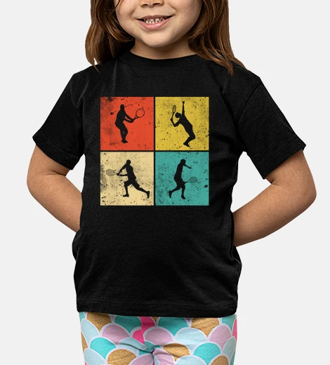 Kids Tennis Tennis Player Retro Gift