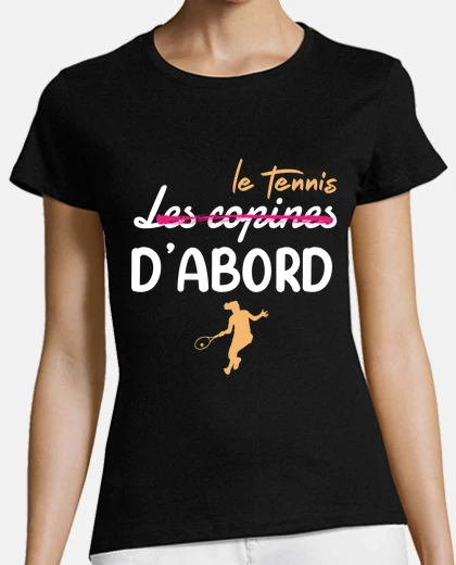 Tee-shirt Tennis Tennisman Idée Cadeau Sport
