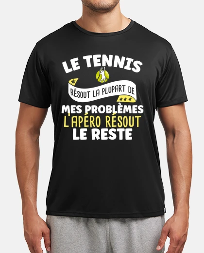 Tee-shirt Tennis Tennisman Sport Humour