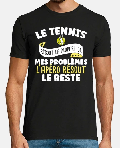 Tee-shirt Tennis Tennisman Sport Humour