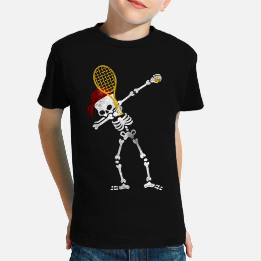 tennis dabbing skeleton