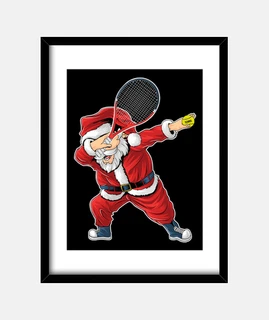 Tennis Santa Claus Dabbing